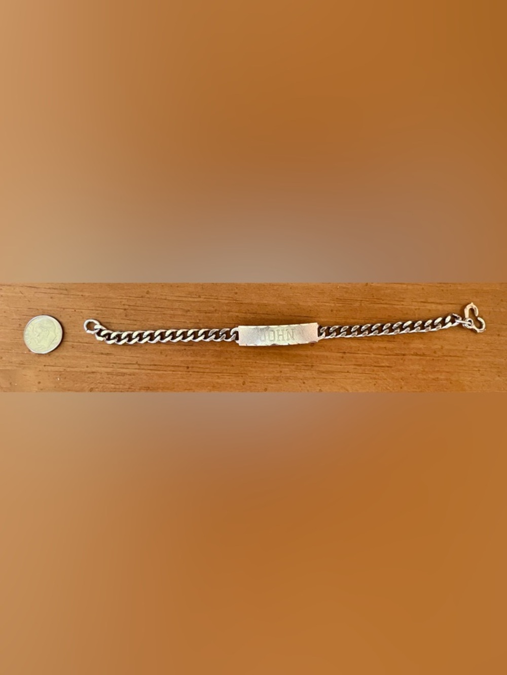 Vintage Elco Sterling ID bracelet